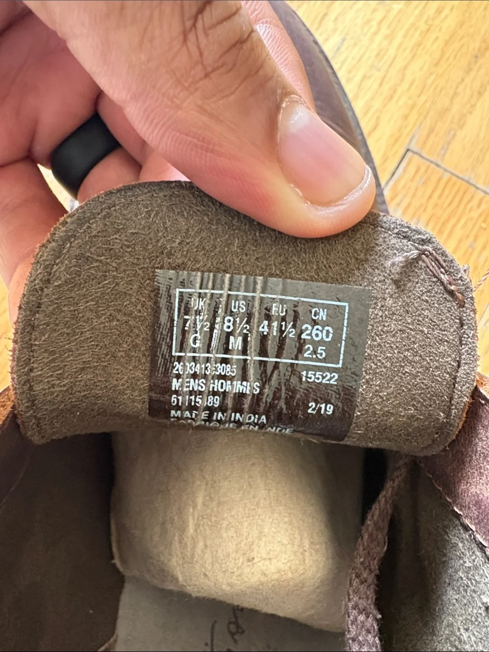 Clarks Men's Brown Leather Chukka Boots